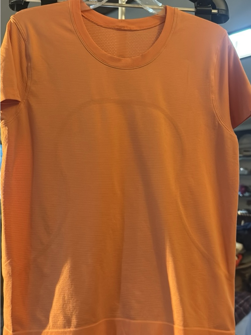 lululemon athletica Short Sleeve Crew Tee in Bright Orange #143